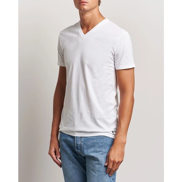 Polo by Ralph Lauren Other - Polo Ralph Lauren 3 Pack Men's Large White Classic Fit V Neck Tee T Shirt D11
